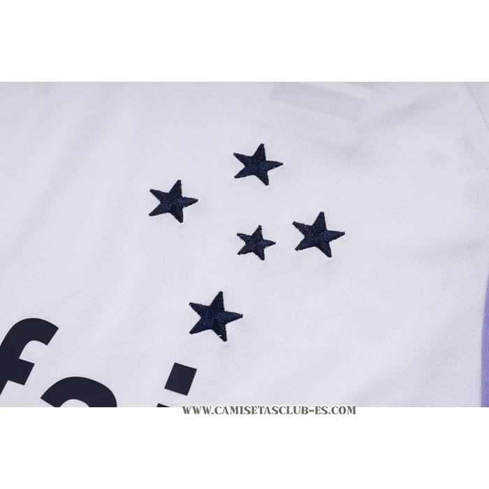 Chandal del Cruzeiro 23-24 Manga Corta Blanco - Pantalon Corto
